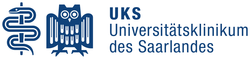 Logo Universitaetsklinikum des Saarlandes Krankenhausdigitalisierung und eHealth Lösungen wie z.B. Patientenportal und andere digital Health Software