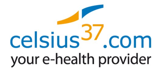 celsius37 Logo Krankenhausdigitalisierung und eHealth Lösungen wie z.B. Patientenportal und andere digital Health Software